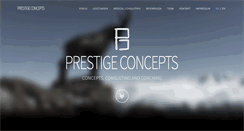 Desktop Screenshot of prestige-concepts.com